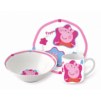 Набор посуды из 3 предметов «Свинка Пеппа» (Peppa Pig, 72765) Набор посуды из 3 предметов «Свинка Пеппа» (Peppa Pig, 72765)